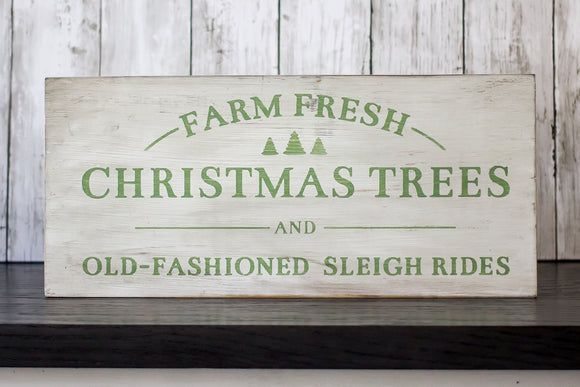 Pick Your Own Christmas Trees | Wooden Sign