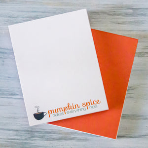 Pumpkin Spice | Notepad
